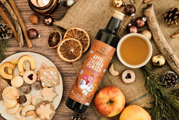Apfelzauber Punsch Sirup-Flasche